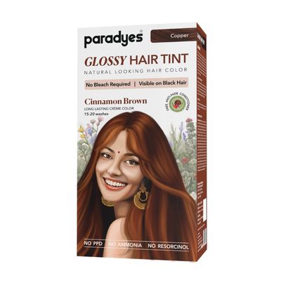 Paradyes No Bleach Cinnamon Brown Glossy Hair Tint