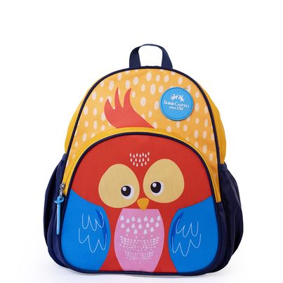 Faber Castell-School Bag- Pp1- Owl - 3Yrs + Yellow