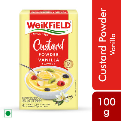 Weikfield Custard Powder Vanilla Flavour Carton