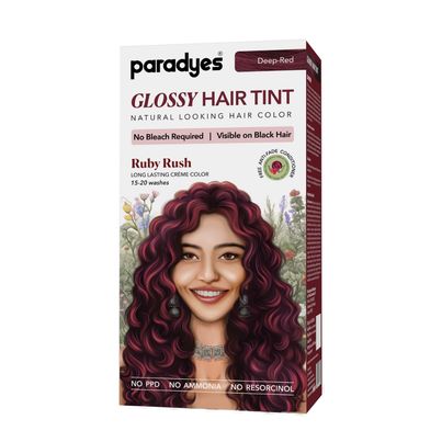 Paradyes No Bleach Ruby Rush Glossy Hair Tint