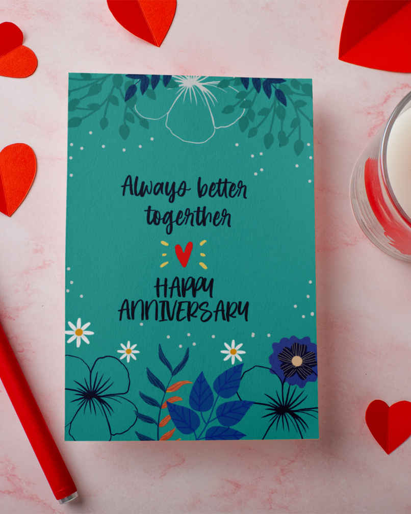 Mad Over Print Always Better Together Card