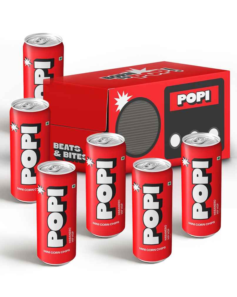 Popi Habanero Hip Hop Mini Corn Chips | Beat Drop (Party for 6)
