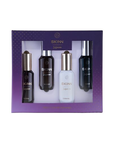 Skinn 24Seven Gift Pack Edp Perfume For Men & Women Skinn 24Seven Gift Pack Edp Perfume For Men & Women