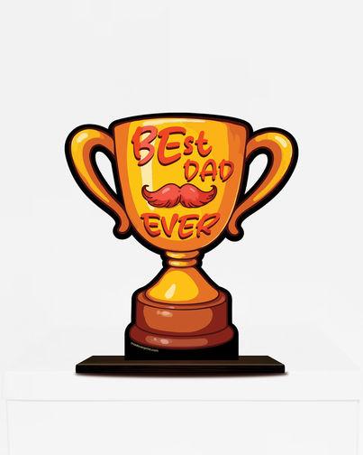 Mad Over Print Best Dad Ever Award