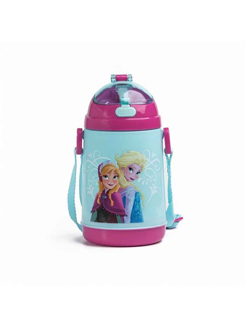 Disney Frozen Insulated Straw Sipper Water Bottle.-Hmthsb 85334-Fr - 400ml
