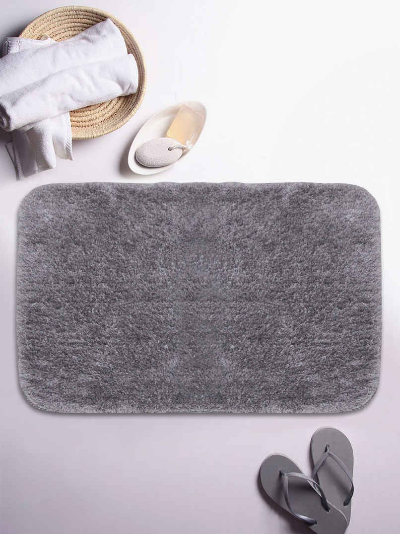 BIANCA Thick Ultra Soft Anti Slip Bath Mat | Aerocore Tech | 1 Pc Medium Plush | Solid Grey BIANCA Thick Ultra Soft Anti Slip Bath Mat | Aerocore Tech | 1 Pc Medium Plush | Solid Grey