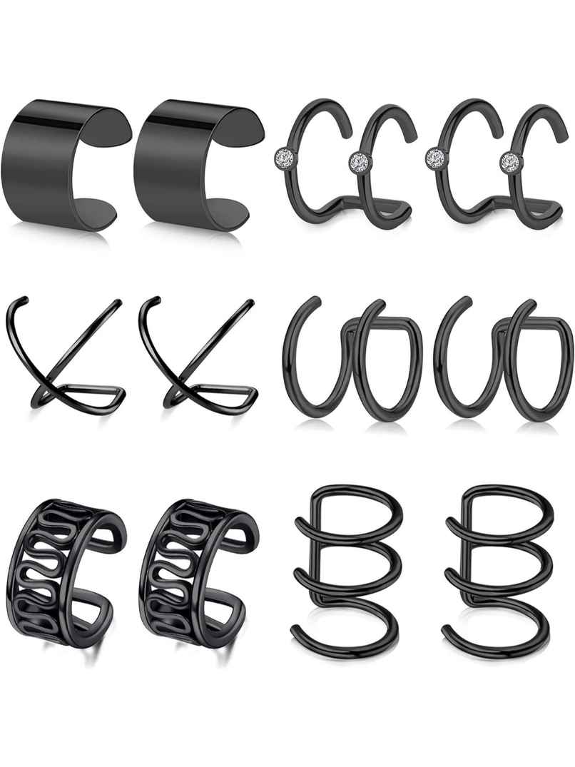 YouBella Fashion Latest Stylish 36 Pcs Combo Clip On Ear Cuff for Women Girls Men (YBEAR - 33416)