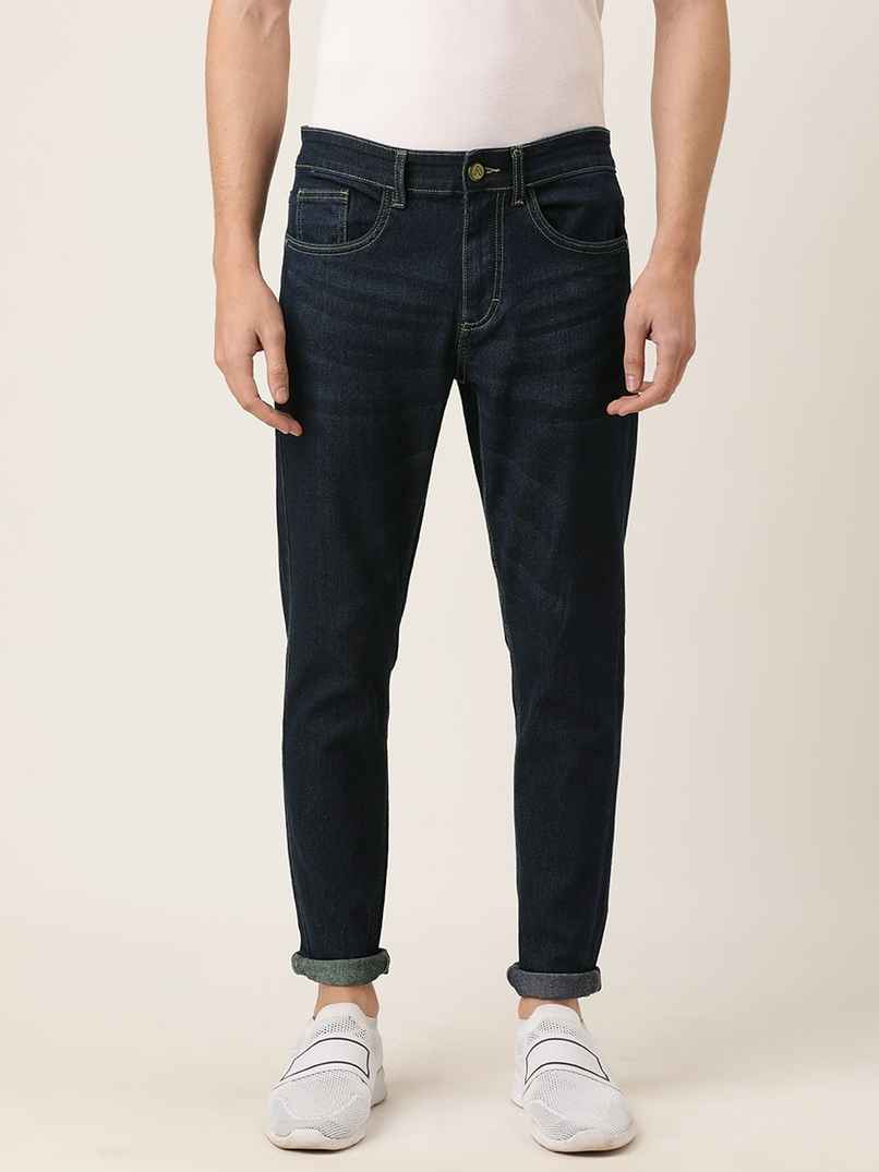 The Indian Garage Co Slim Fit Casual Jeans | Blue - 32