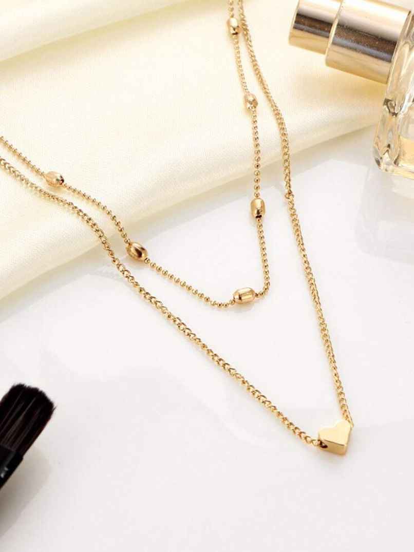 Youbella Jewellery Stylish Combo Of Two Necklace Chains For Women And Girls(Ybnk - 5944)