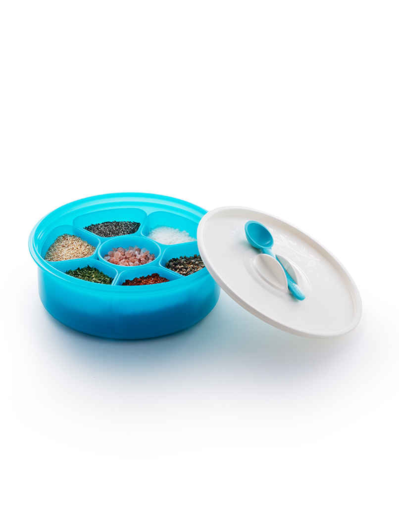 LocknLock Plastic Classics Round Small Spice Kit | Blue - 16 L LocknLock Plastic Classics Round Small Spice Kit | Blue - 16 L