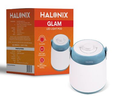 Halonix Glam Pod Rechargeable Emergency Light With Dimming Function.