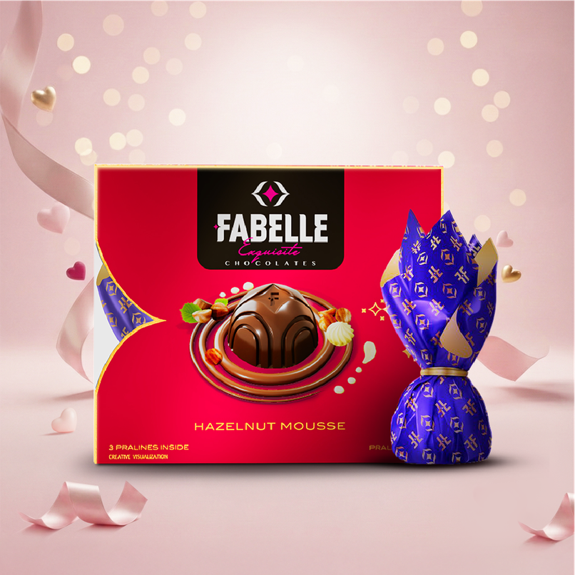 Fabelle Hazelnut Handcrafted Chocolate Truffles | Inspired by Classic Desserts | Assorted