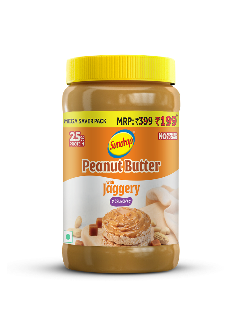 Sundrop Peanut Butter Jaggery | Crunchy