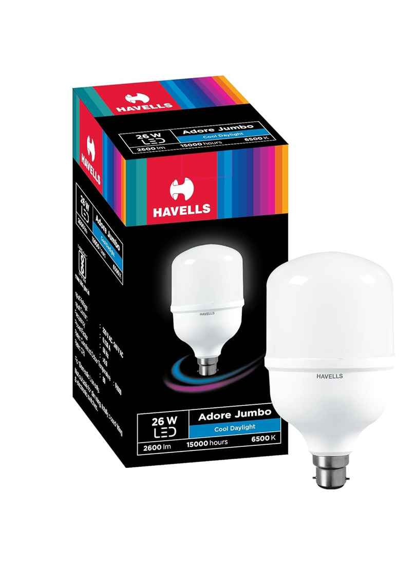 Havells 30W Adore Jumbo Led Bulb Cool Day Light | B22 Base Holder