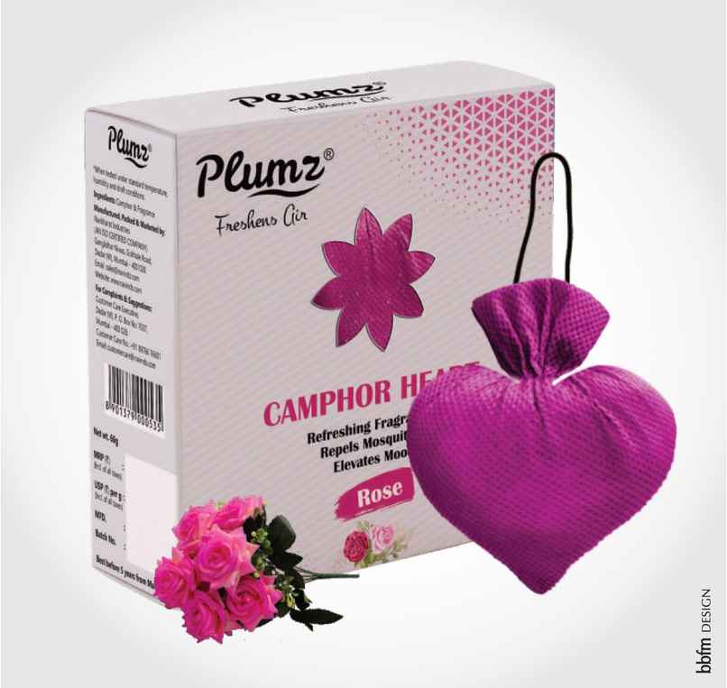 Plumz ZepPure Rose Camphor Pocket Room Freshener