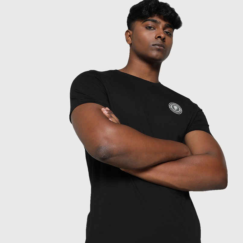 Puma Men's T-Shirt Round Graphic - Black | L Puma Men's T-Shirt Round Graphic - Black | L