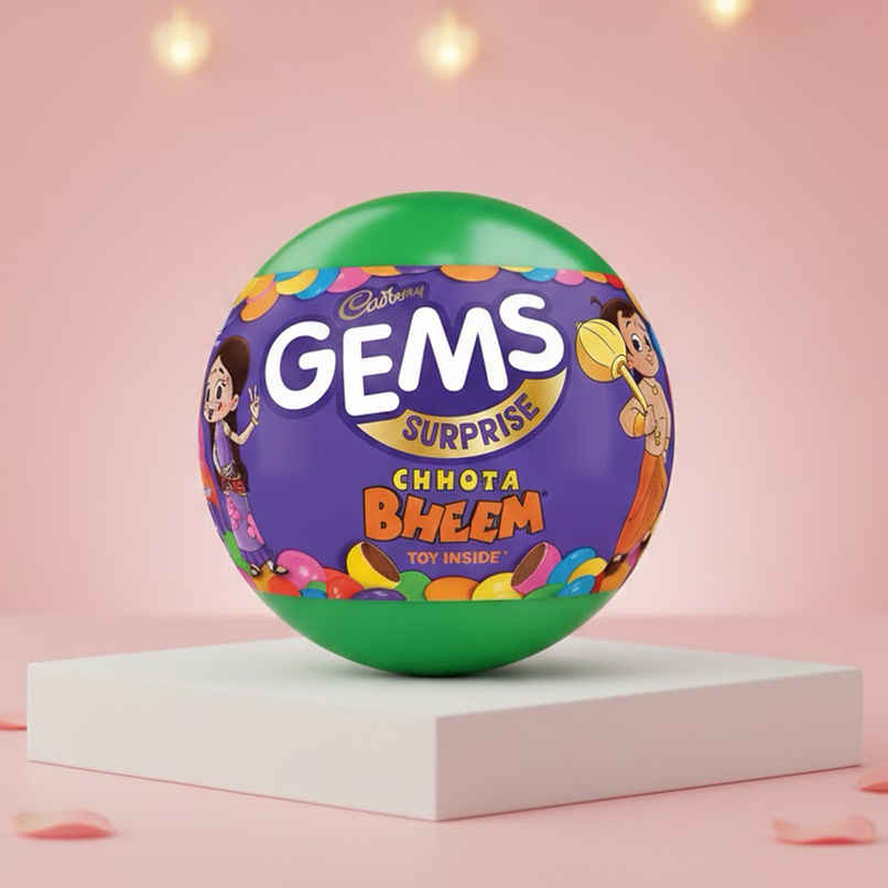 Cadbury Gems Surprise Ball Chocolate | Colourful & Fun