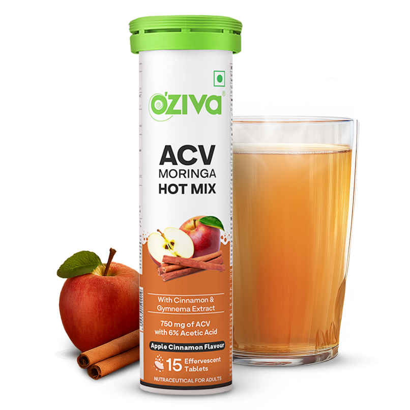 OZiva ACV Moringa Hot Mix Apple Cider Vinegar