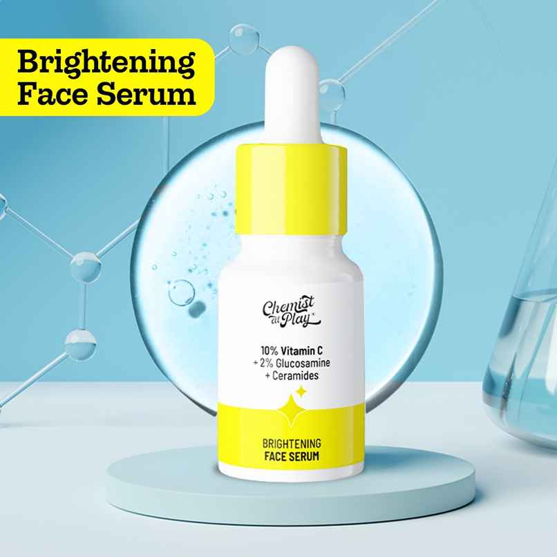 Chemist At Play 10% Vitamin C Face Serum | Brightens Skin | Treats Spots, Hyperpigmentation