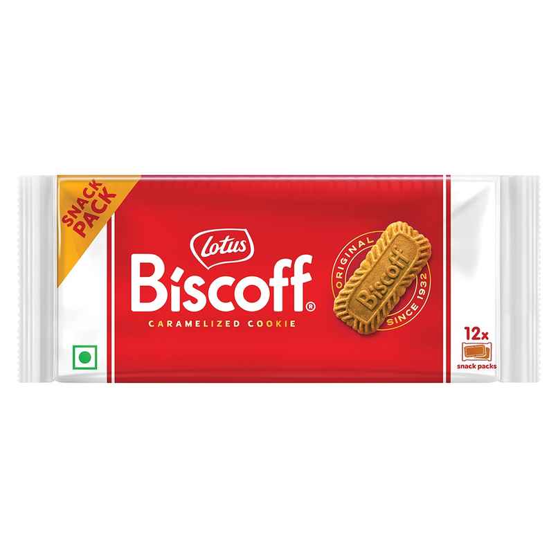 Lotus Biscoff Original Caramelized Cookie Snack | Crunchy & Sweet
