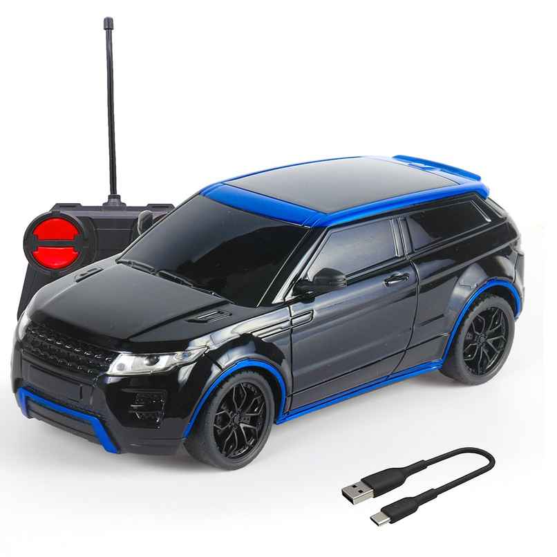 Wembley Remote Control Rc Toy Car 1:24 Scale Mini Remote Car For Kids | Black & Blue