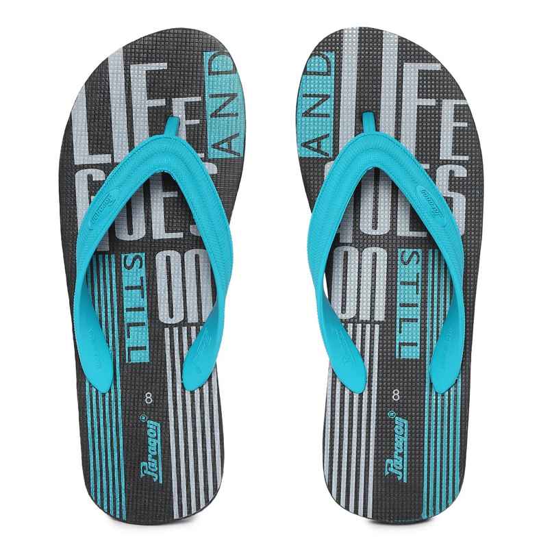 Paragon Men's Turquoise Hwk Slippers HWK3704G UK 9