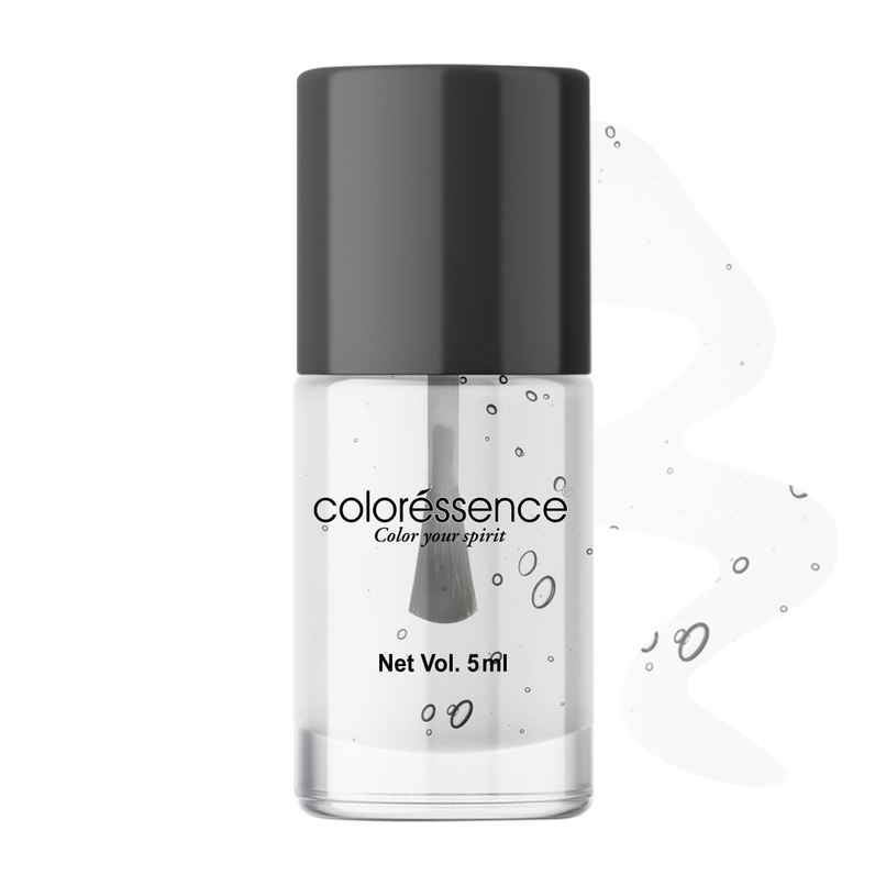 Coloressence Cute Coats Mini Nail Polish - Crystal Look | Glossy Clear Sparkle Finish