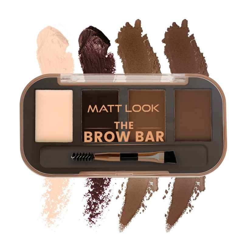 Mattlook The Brow Bar With Angled Brush | Water Proof & Longlasting | Shade-02 Mattlook The Brow Bar With Angled Brush | Water Proof & Longlasting | Shade-02