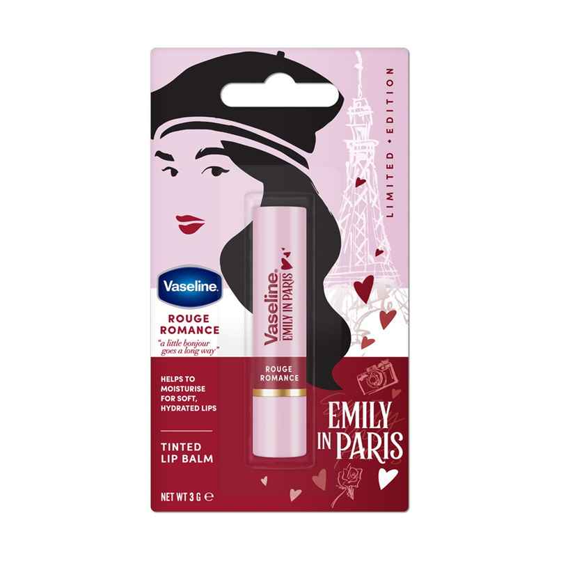 Vaseline Emily in Paris Rouge Romance Red Tinted Lip Balm