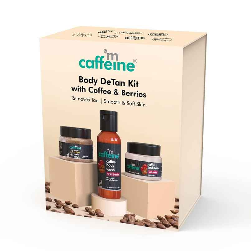 mCaffeine Miniature Coffee Body Detan Skin Care Gift Set