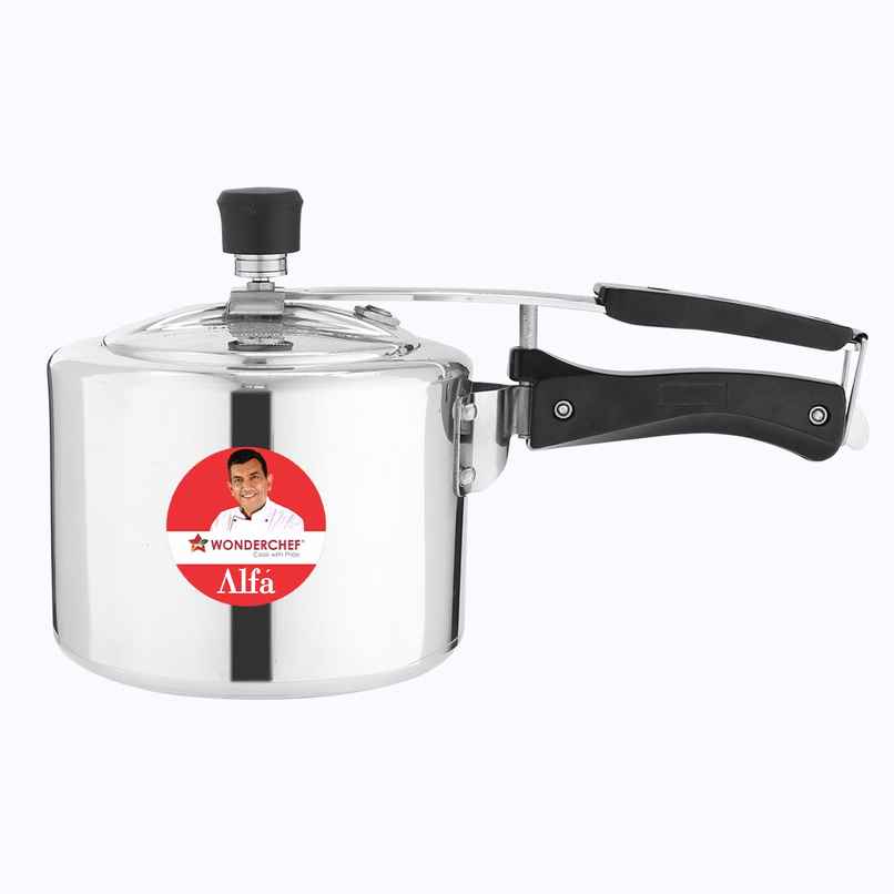 Wonderchef Alfa Aluminium Inner Lid Pressure Cooker | 3 Litre Wonderchef Alfa Aluminium Inner Lid Pressure Cooker | 3 Litre