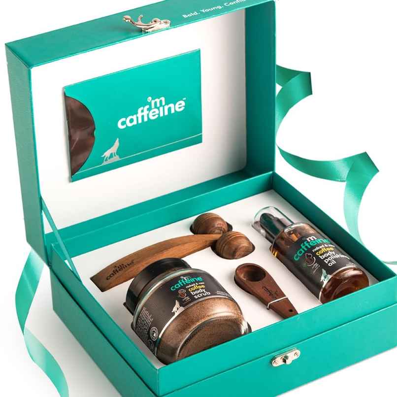 mCaffeine Coffee De-Stress Gift Set for Skin Care