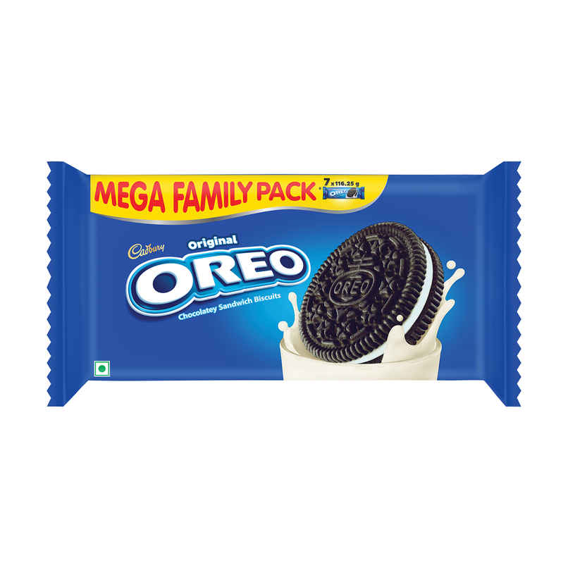 Cadbury Oreo Vanilla Flavour Crème Sandwich Biscuit Mega Family Pack Cadbury Oreo Vanilla Flavour Crème Sandwich Biscuit Mega Family Pack