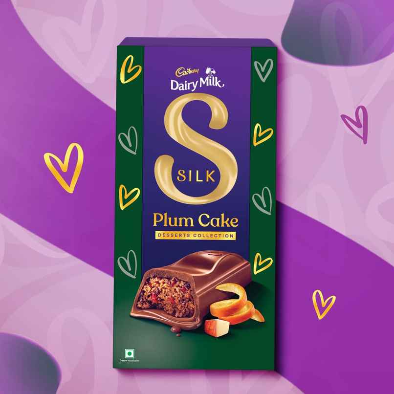 Cadbury Dairy Milk Silk Desserts Plum Cake Chocolate Bar Valentine's Gift Pack