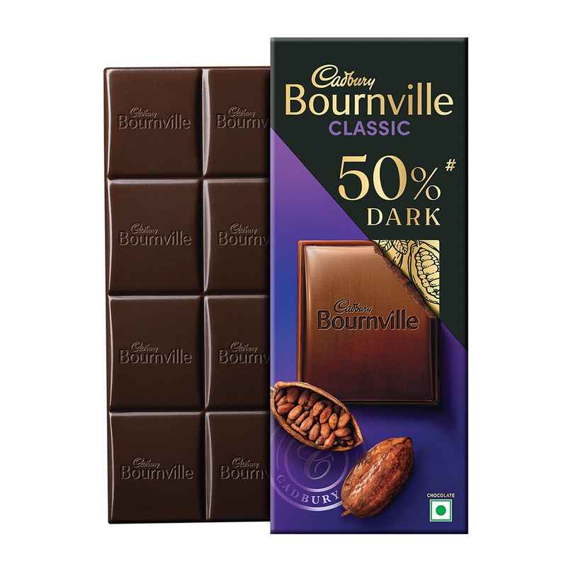 Cadbury Bournville Rich Cocoa 50% Dark Chocolate Bar Cadbury Bournville Rich Cocoa 50% Dark Chocolate Bar