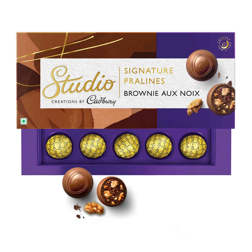 Cadbury Studio Brownie Aux Noix Signature Pralines Chocolate