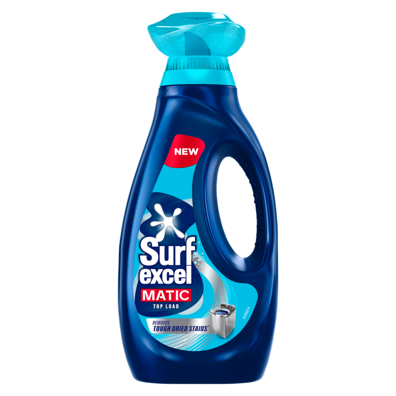 Surf Excel Matic Top Load Detergent Liquid Refill | Tough Dried Stain Removal