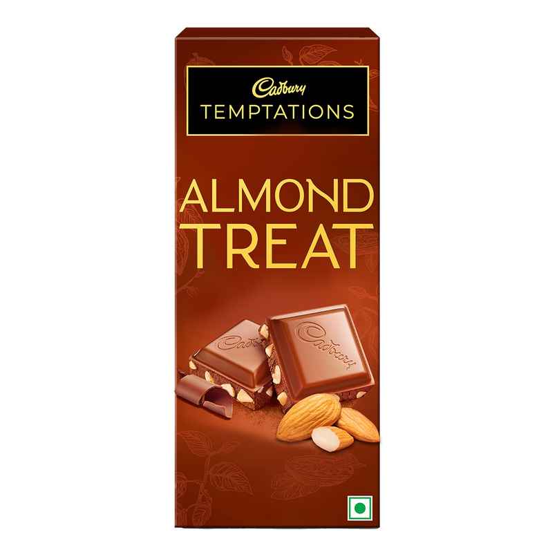 Cadbury Temptations Almond Treat Premium Chocolate Bar Cadbury Temptations Almond Treat Premium Chocolate Bar