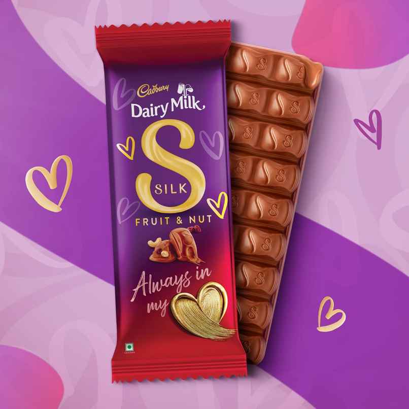 Cadbury Dairy Milk Silk Fruit and Nut Chocolate Bar Valentine's Gift Pack