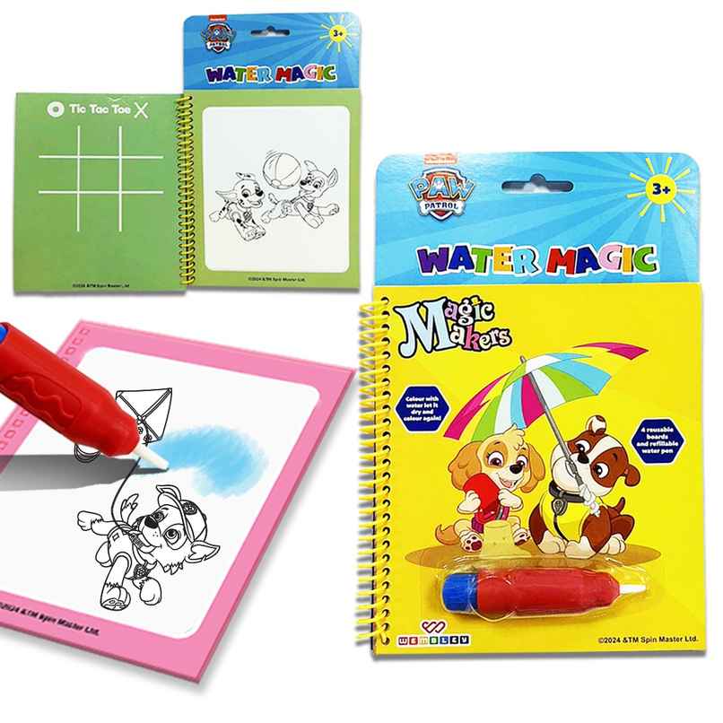 Wembley Paw Patrol Water Magic Activity Book � Mess-Free Reusable Coloring with Water Pen Wembley Paw Patrol Water Magic Activity Book � Mess-Free Reusable Coloring with Water Pen