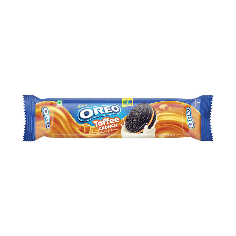 Cadbury Oreo Toffee Crunch Flavour Creme Sandwich Biscuit