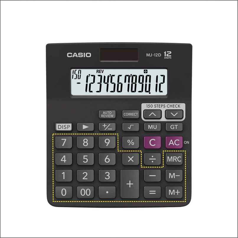 Casio Mj12D Regular Calculator