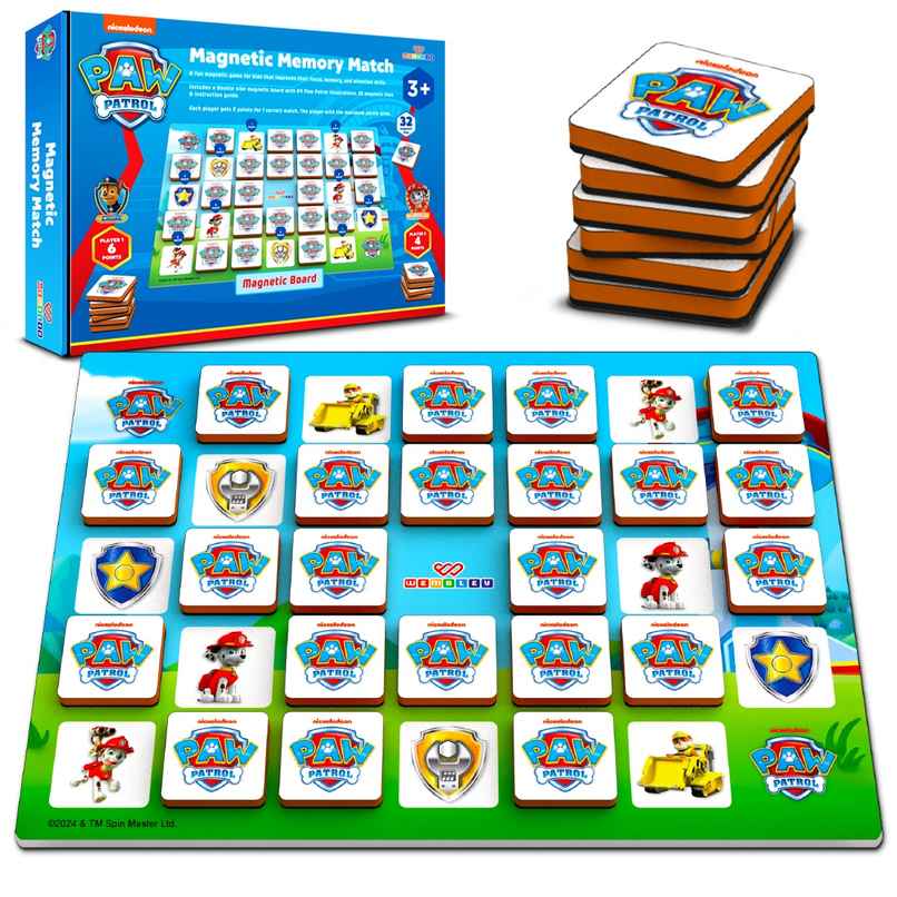 Wembley Paw Patrol Magnetic Memory Match Game for Kids Family Brain Memory Game Puzzle Wembley Paw Patrol Magnetic Memory Match Game for Kids Family Brain Memory Game Puzzle