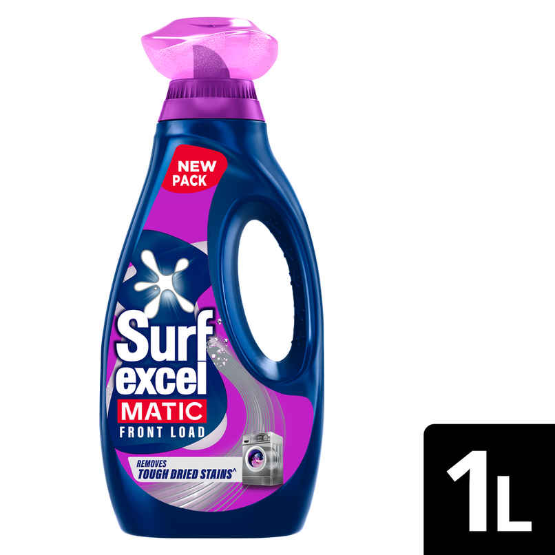 Surf Excel Matic Front Load Detergent Liquid Refill | Tough Dried Stain Removal