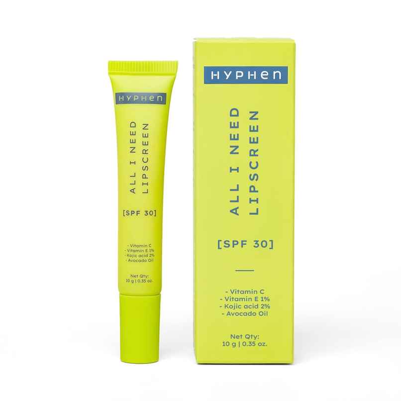 Hyphen All I Need Lipscreen Lip Balm with SPF 30 & 2% Kojic Acid - Moisturizing Hyphen All I Need Lipscreen Lip Balm with SPF 30 & 2% Kojic Acid - Moisturizing