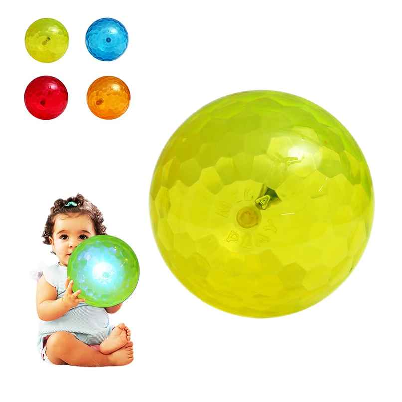 Wembley Plastic Light Ball Play Led Soft Bouncing Flashing Lightning Baby Ball Toy For Kids