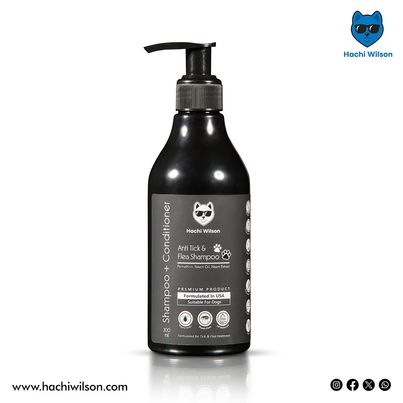 Hachi Wilson Premium Anti Tick & Flea Dog Shampoo And Conditioner