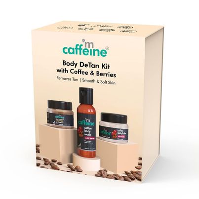 mCaffeine Miniature Coffee Body Detan Skin Care Gift Set