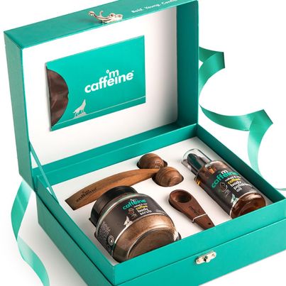 mCaffeine Coffee De-Stress Gift Set for Skin Care