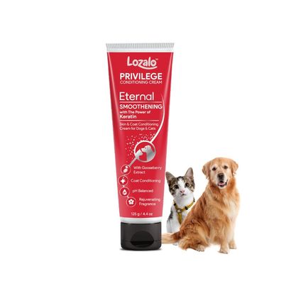 Lozalo Privilege Pet Conditioning Cream | Eternal | Leave-In | With Keratin - Gooseberry For Pets